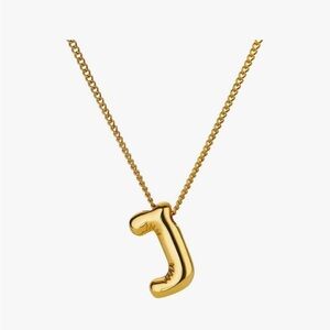 Gold Initial Pendant Necklace